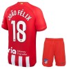 Oficiální Fotbalový Dres Atlético Madrid Joao Felix 18 Domácí 2023-24 pro Děti